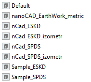 CAD software SETTINGS 40