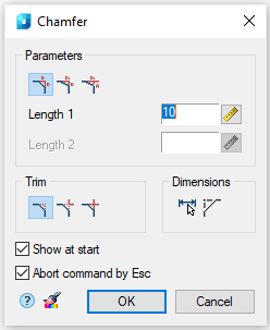 CAD software Chamfer 7