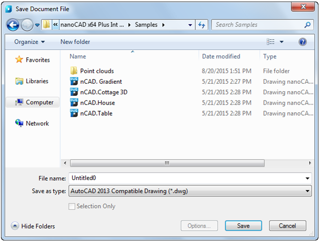 CAD software Export 7