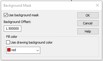CAD drafting Background Mask for Multiline Text 9
