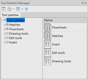 CAD drawing Tool Palettes 17