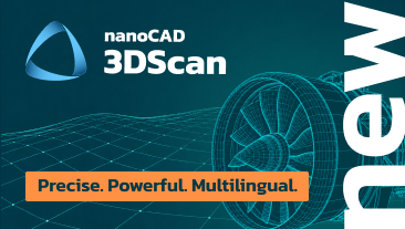 nanoCAD 3DScan 26: Precise, Powerful, Multilingual
