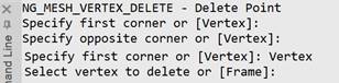 CAD drawing Deleting a Vertex 8