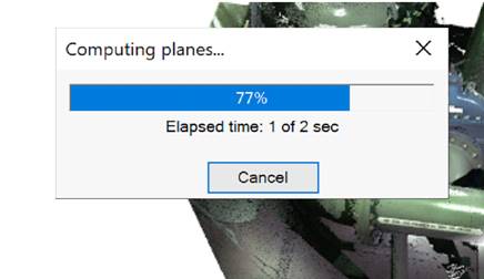 CAD software Searching for Planes in the Point Cloud 10
