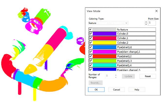 CAD drawing Searching for Pipes in Point Cloud 11