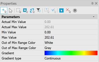CAD software Coloring the Mesh by Height 10