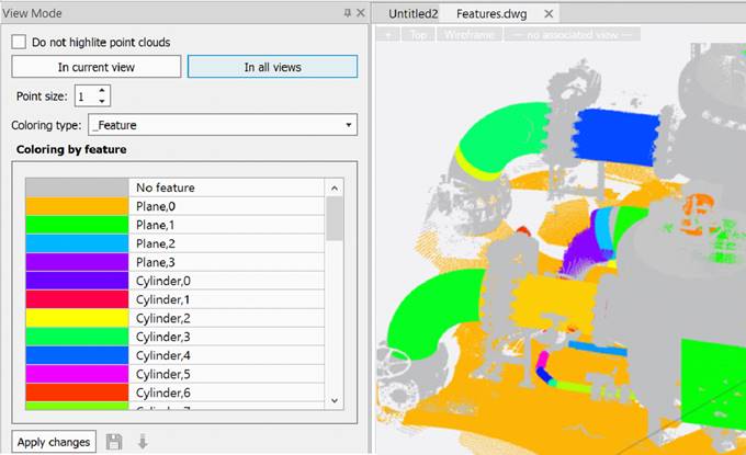 CAD software Point Clouds View Mode 28