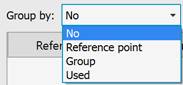 CAD software “Reference Points” Tab 1