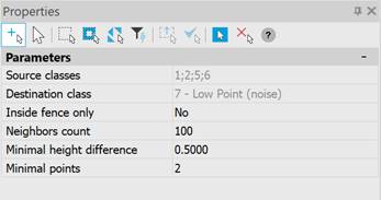 CAD software False Ground Points Classification 7