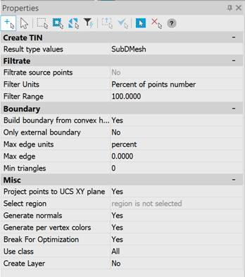 CAD drawing TIN Creation 8