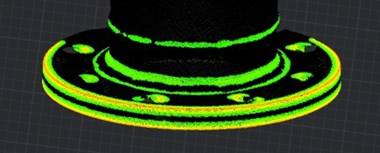 CAD drawing Searching for Flanges in the Point Cloud 8