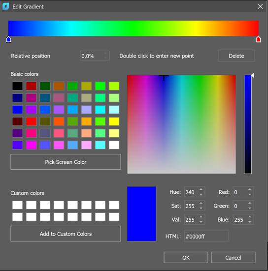 CAD drafting Color the Mesh by Height 12