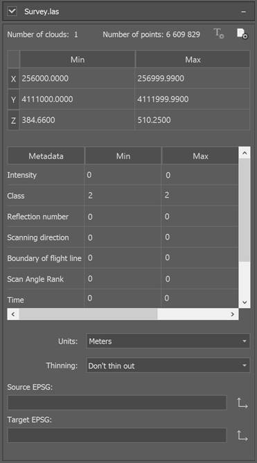 CAD drawing Import of Point Clouds 59