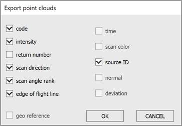 CAD software Export of Point Clouds 7