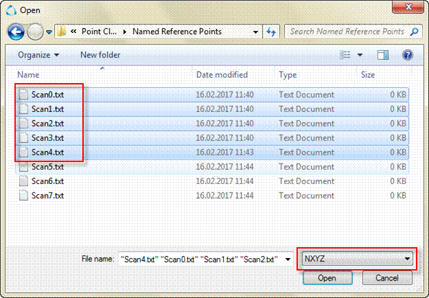 CAD software Import Reference Points 7