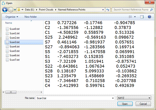 CAD software Import Reference Points 10