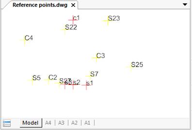 CAD drawing Registration by Reference Points 14