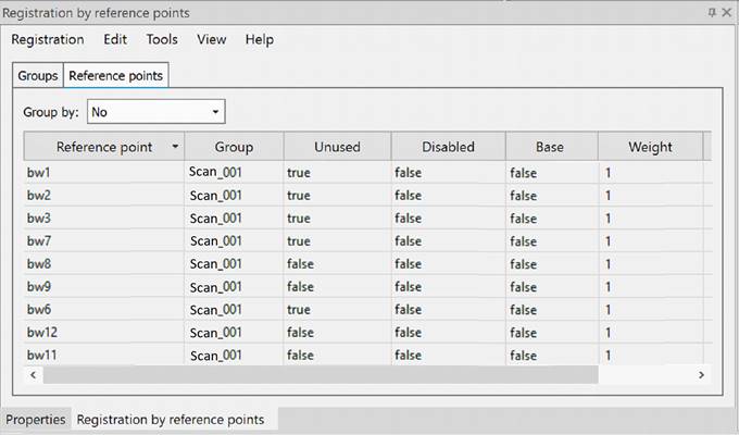 CAD drafting “Reference Points” Tab 0