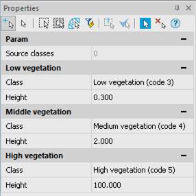 CAD drawing Vegetation by Height 11