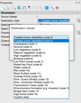 CAD drafting Classify by Point Color 9