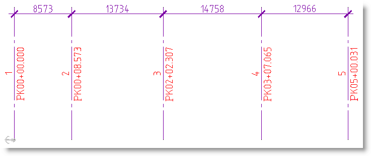 CAD drafting Single axis 12