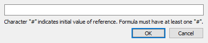 CAD software Context menu entry fields 16