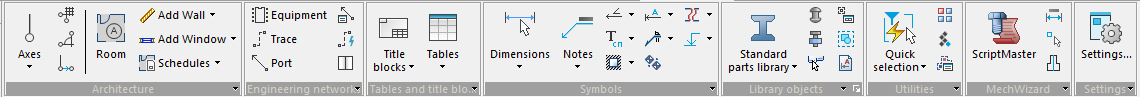 CAD drafting Menu 0