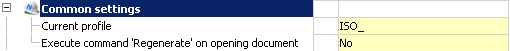 CAD drafting Common settings 0