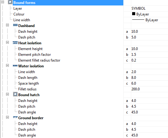 CAD drawing SETTINGS 110