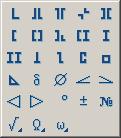 CAD drawing Special characters and fonts 2