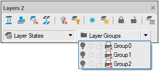 CAD drawing Layers Dialog Box 104