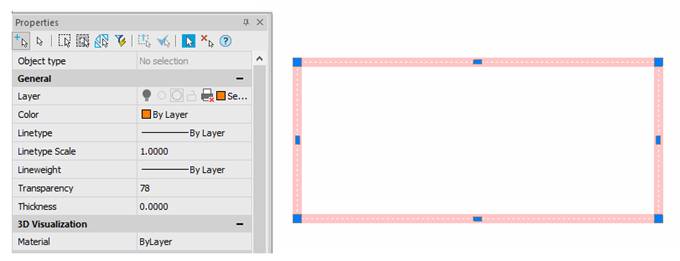 CAD drafting Managing the Transparency of Objects 0