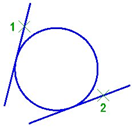 CAD software Circle by Center and Radius 16
