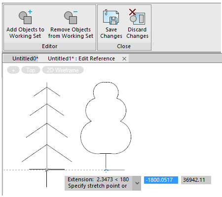 CAD drafting Edit Array 9