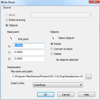CAD software SETTINGS 85
