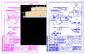 CAD drawing Transparency of Raster Images Background 5