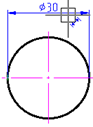 CAD drawing Diameter Dimensioning 17