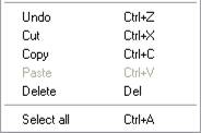 CAD drawing Interface of the Table Editor Dialog 5