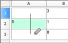 CAD drafting Interface of the Table Editor Dialog 60