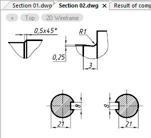 CAD drawing Tuning Program Parameters 167