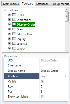 CAD drafting Toolbars Tab 0