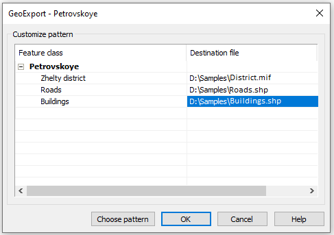 CAD drawing Export to GIS 32