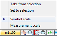 CAD drawing Symbol Scale and Measurement Scale 5