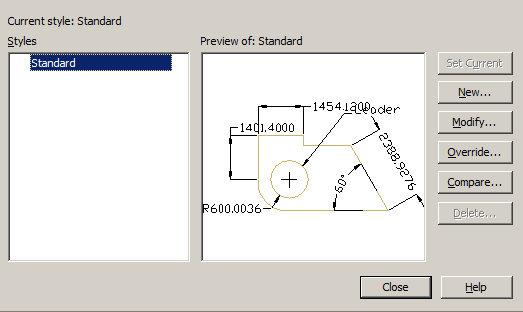 CAD software SETTINGS 22