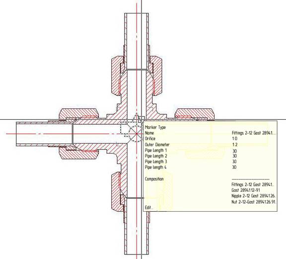 CAD software WORKING WITH STANDARD ELEMENTS 94