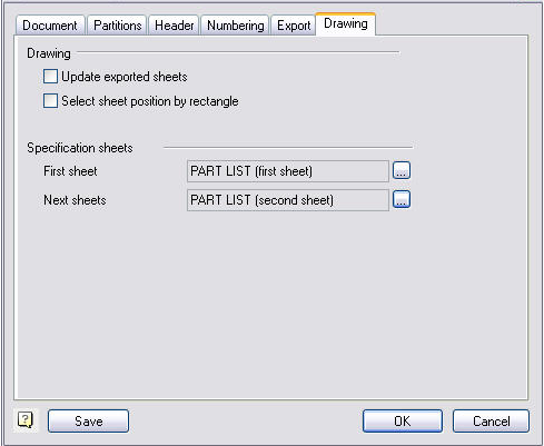 CAD drafting DRAWING SPECIFICATIONS 57
