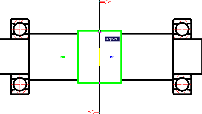CAD drafting The cursor-pointer 6