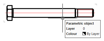 CAD drafting Selected and allotted object 0