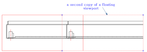 CAD drafting Example of design drawings of extended objects 6