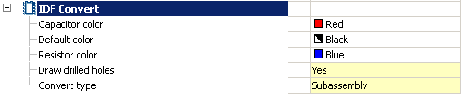 CAD drafting IDF Convert 0
